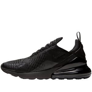 Nike Air Max 270 All-Black Athletic Sneakers